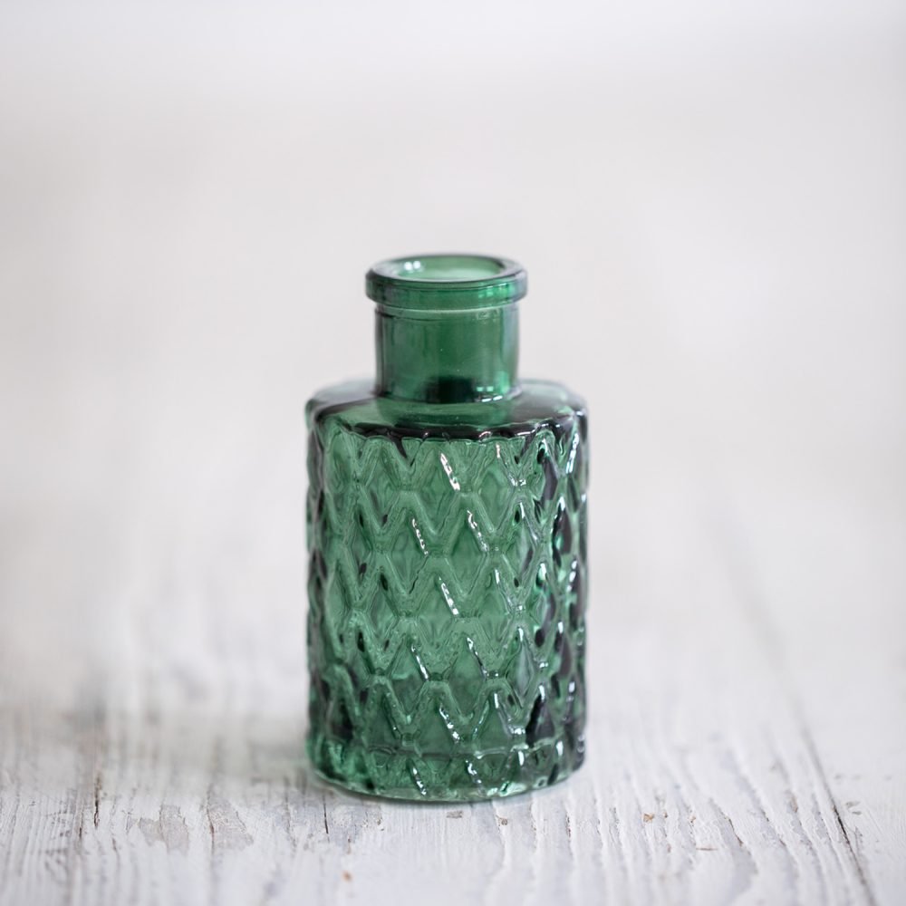 Green textured bottle