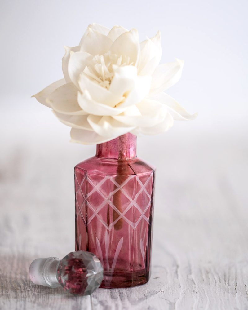 Large Pink Decanter