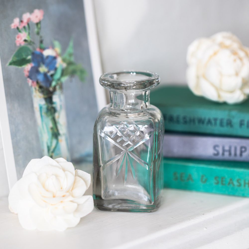 Square Vintage-Inspired Diffuser Bottle