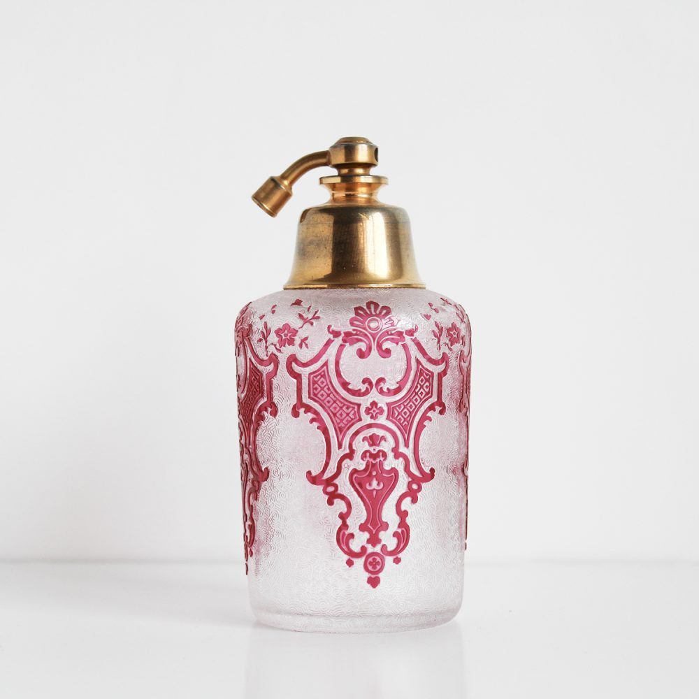Val Saint Lambert Pink Perfume Bottle – Antique Diffuser Bottle