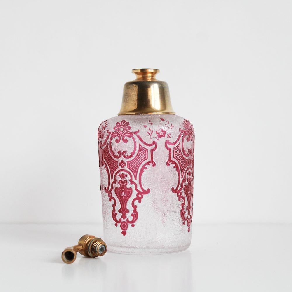 Val Saint Lambert Pink Perfume Bottle – Antique Diffuser Bottle
