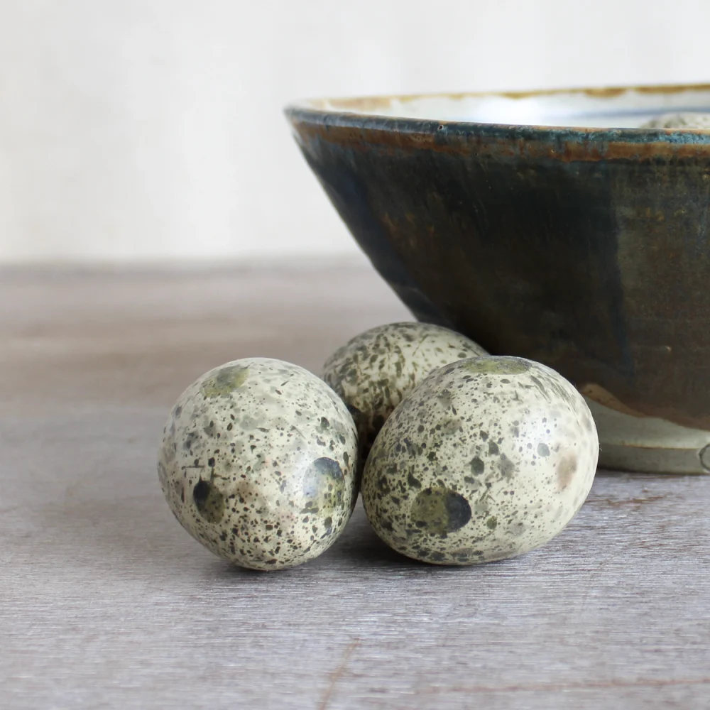 Speckle Painted Birds Eggs